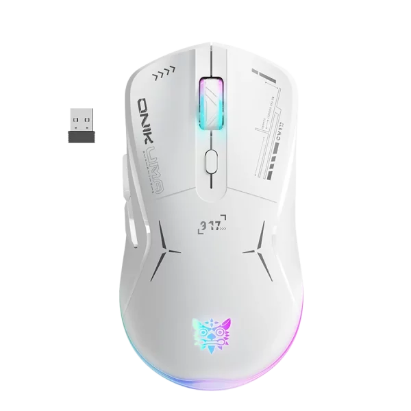 موس گیمینگ اونیکوما ONIKUMA CW917 Wireless White