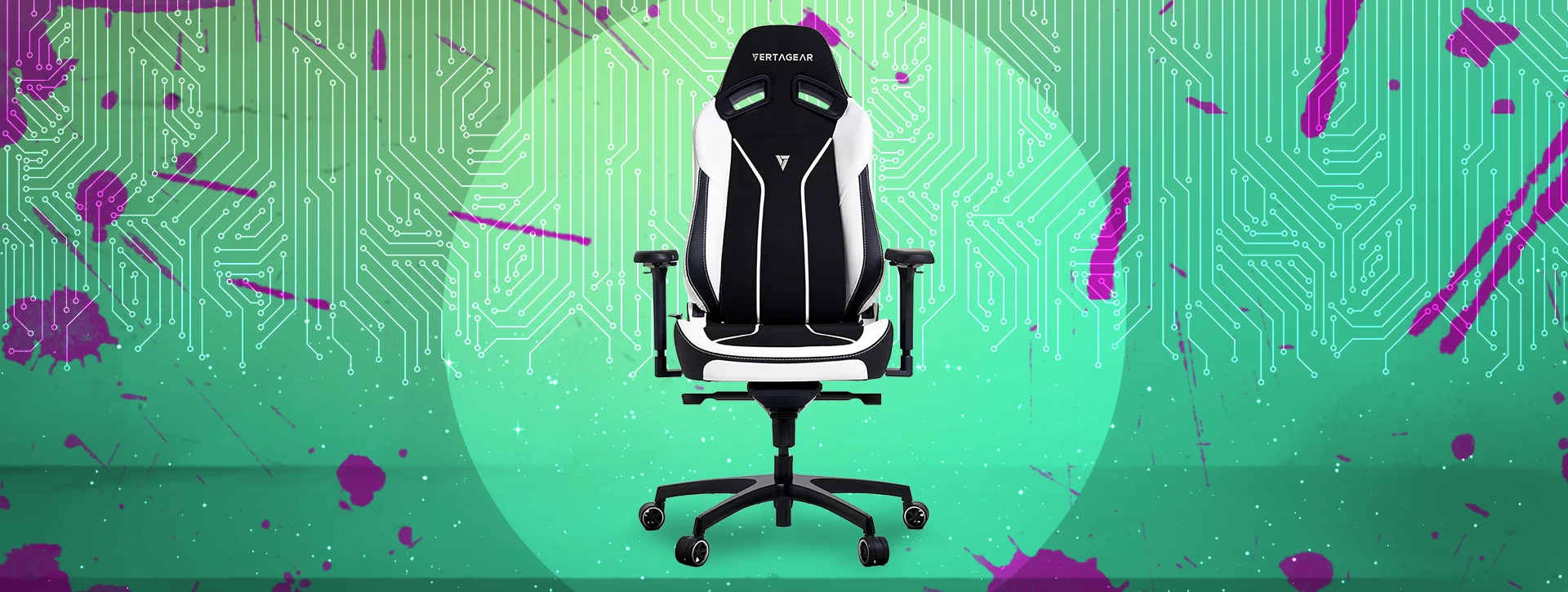 صندلی گیمینگ ورتاگیر Vertagear SL5800 Black White RGB