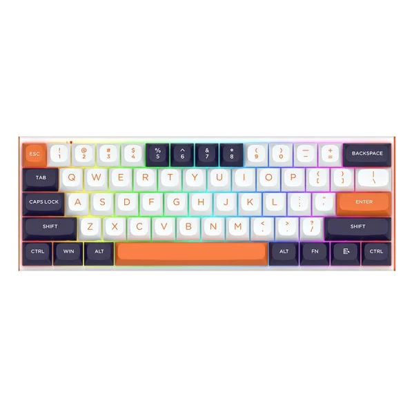 کیبورد مکانیکال گیمینگ ردراگون Fidd K683WBO RGB