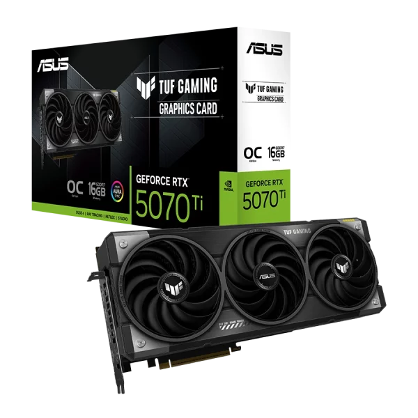 کارت گرافیک ایسوس TUF Gaming RTX 5070 Ti 16GB OC