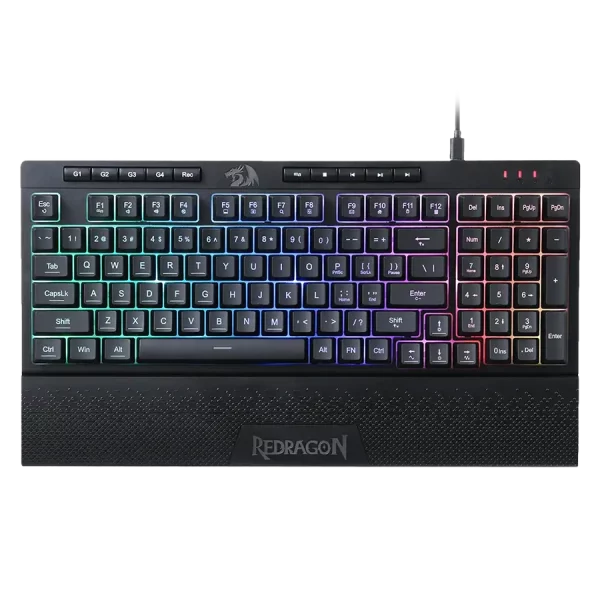 کیبورد بی سیم/باسیم گیمینگ ردراگون SHIVA K515 RGB