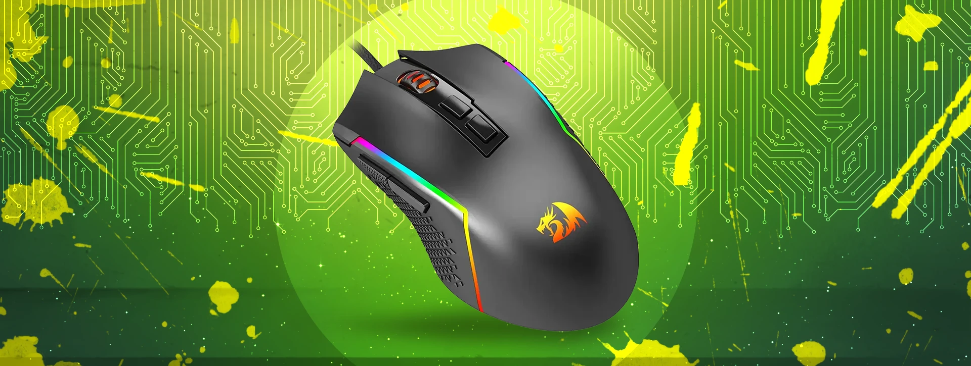 موس گیمینگ ردراگون M616 Trident Lite RGB