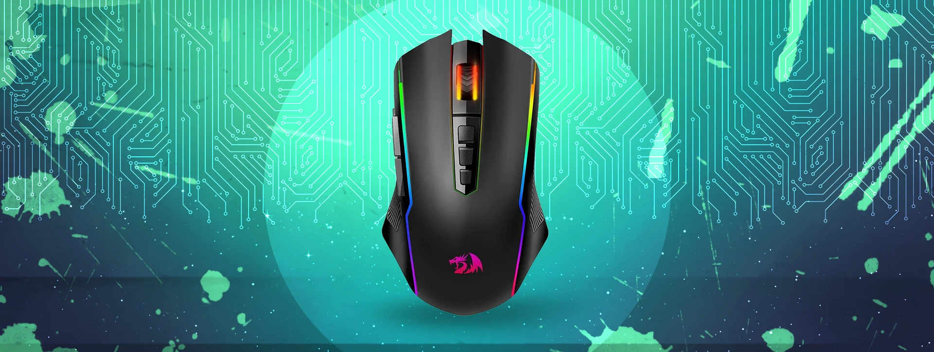 موس بی‌سیم گیمینگ ردراگون M914 RGB