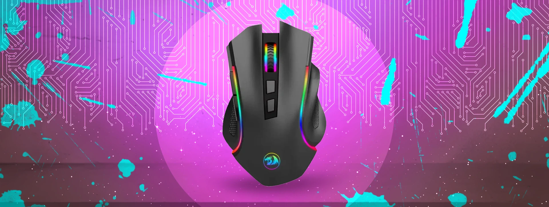 موس بی‌سیم گیمینگ ردراگون Griffin M602-KS