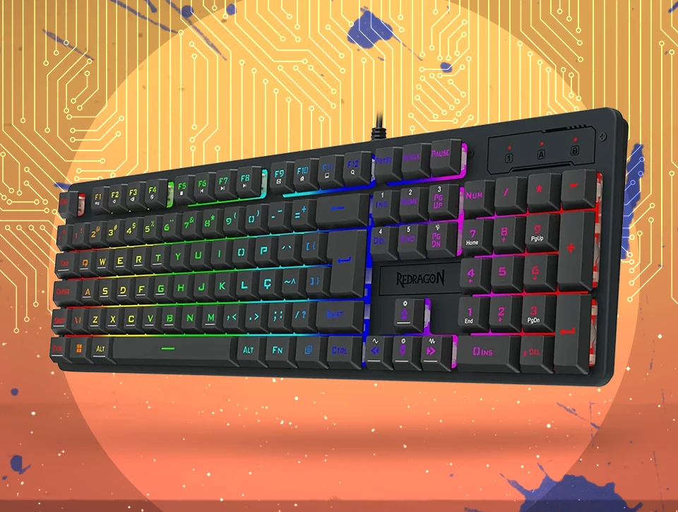 کیبورد گیمینگ ردراگون Netherbane K521 RGB