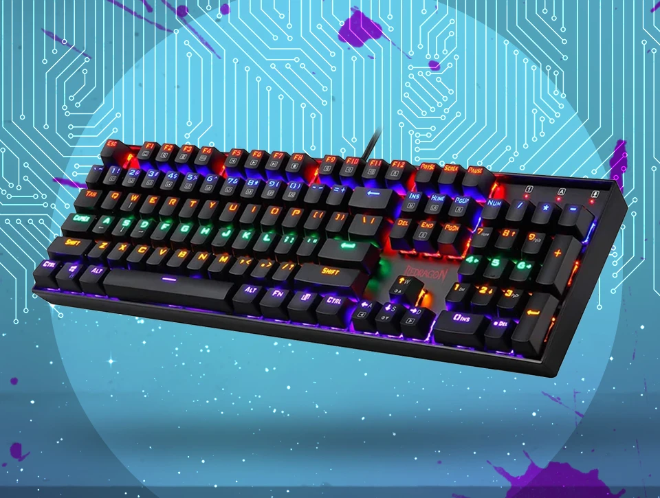 کیبورد مکانیکال گیمینگ ردراگون MITRA K551 RGB