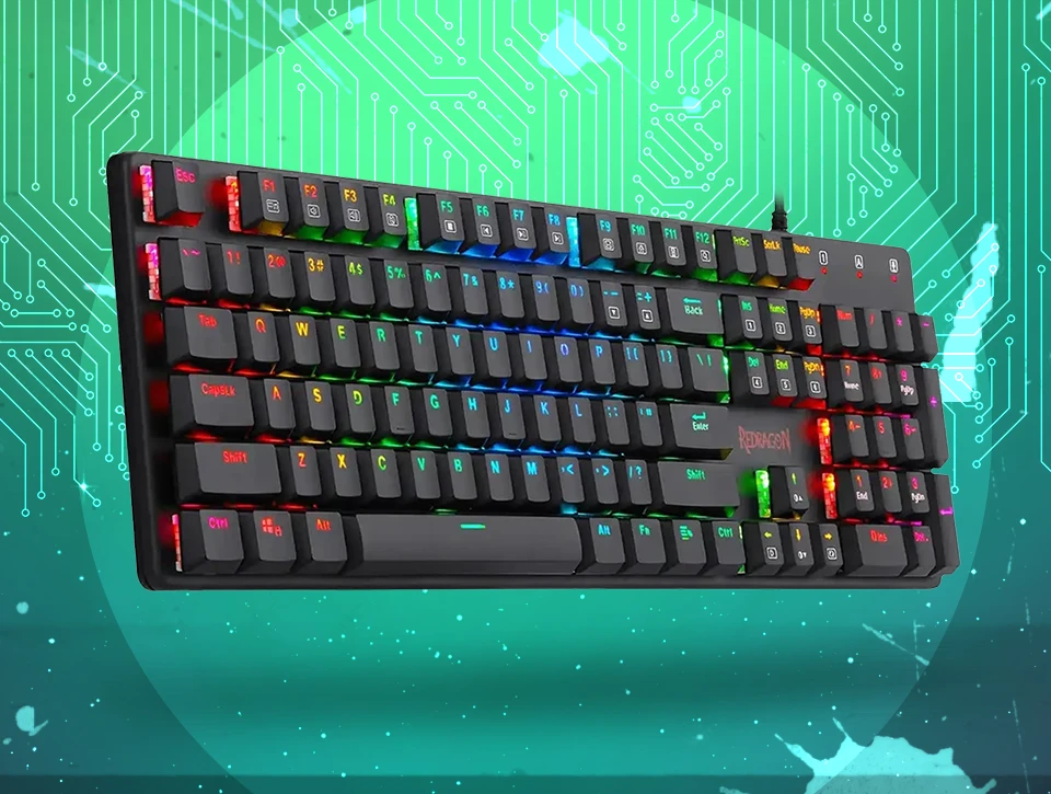 کیبورد مکانیکال گیمینگ ردراگون Shrapnel K589 RGB
