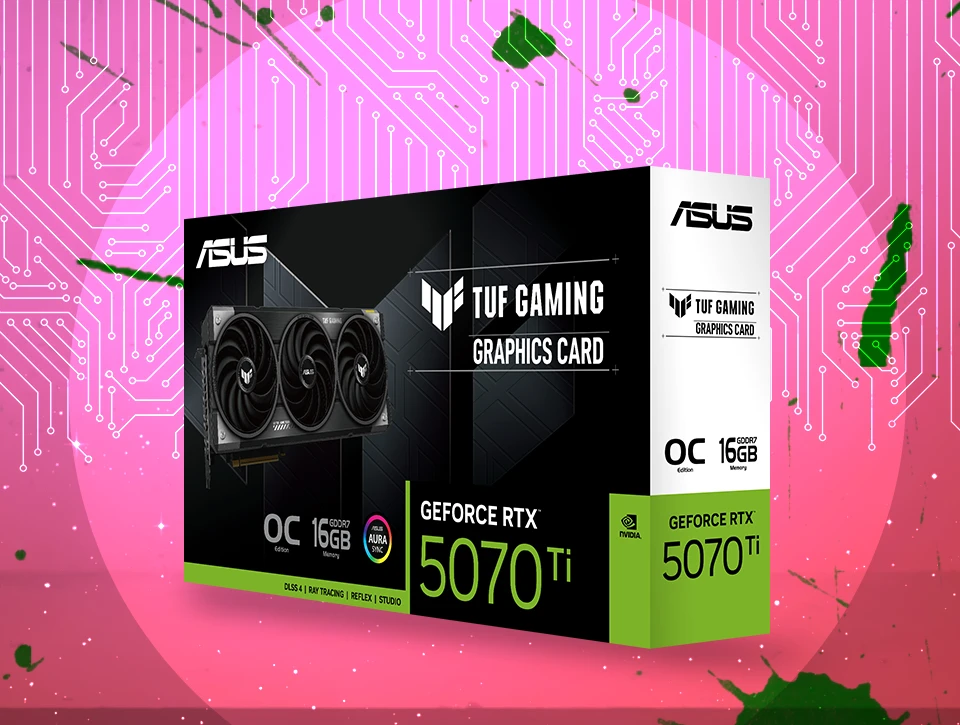 کارت گرافیک ایسوس TUF Gaming RTX 5070 Ti 16GB OC