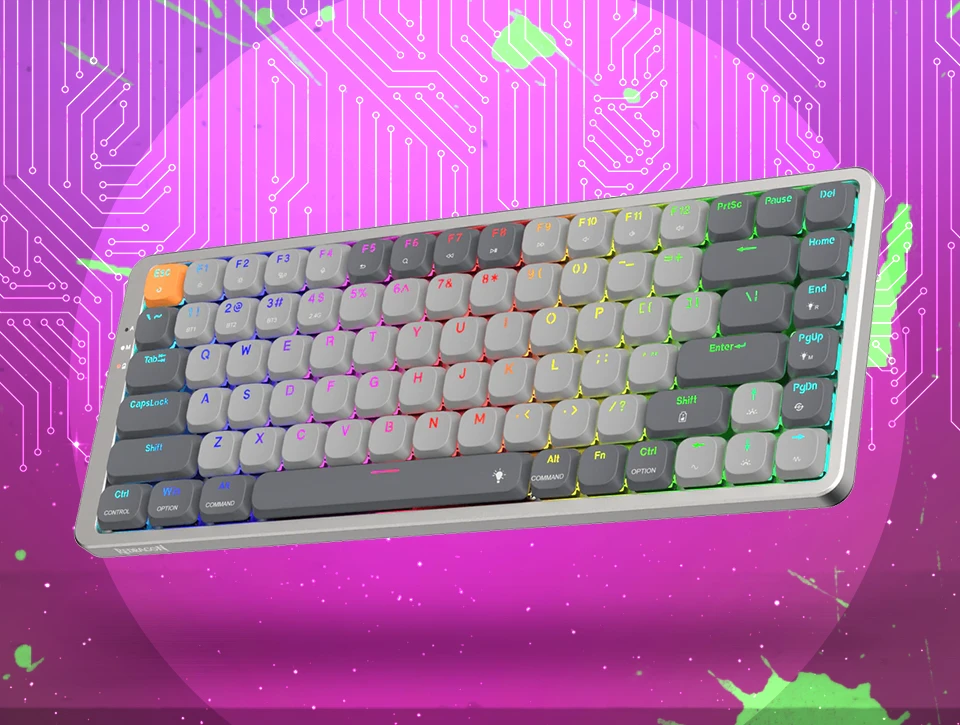 کیبورد بی سیم/باسیم مکانیکال گیمینگ ردراگون Azure K652 PRO RGB