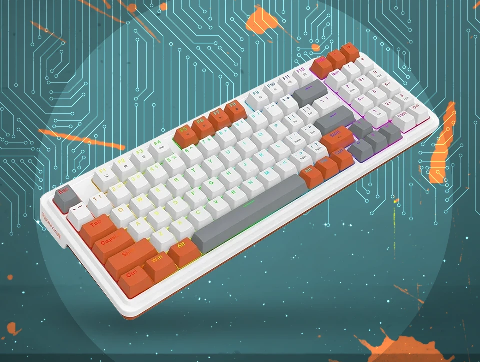 کیبورد مکانیکال گیمینگ ردراگون Redragon Gloria K664 WOG RGB