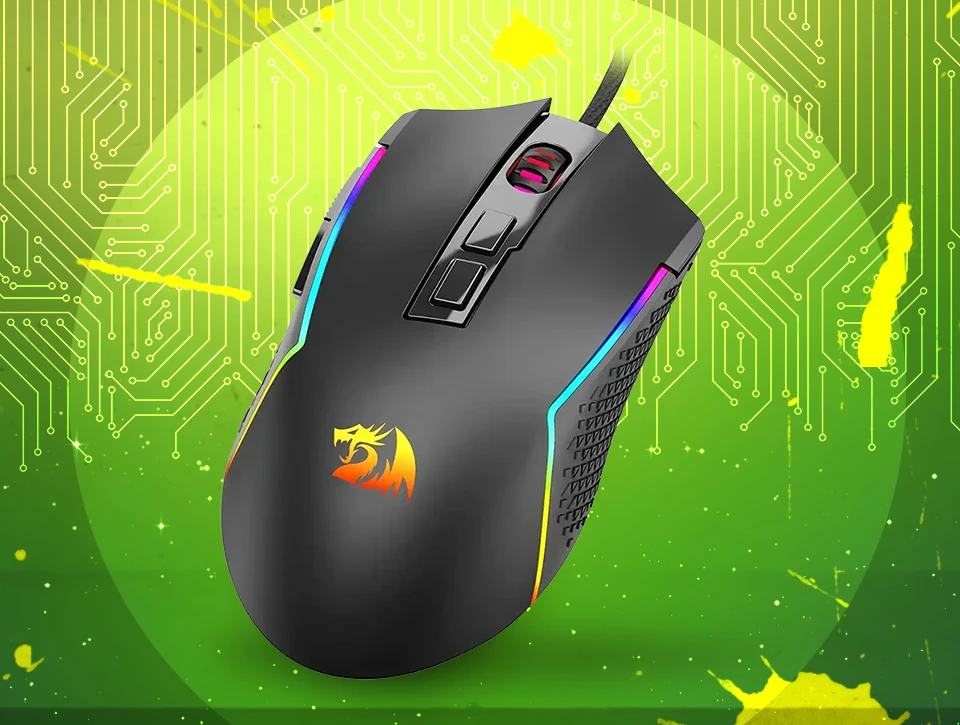 موس گیمینگ ردراگون M616 Trident Lite RGB