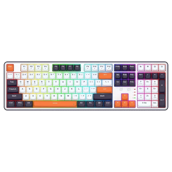 کیبورد بی سیم/باسیم مکانیکال گیمینگ ردراگون WYVERN K689 WBO PRO RGB