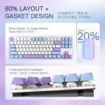 کیبورد بی سیم/باسیم مکانیکال گیمینگ ردراگون K707 WBP PRO RGB