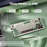 کیبورد بی سیم/باسیم مکانیکال گیمینگ ردراگون Cyrus PRO K681 CGC
