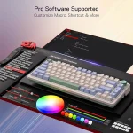 کیبورد بی سیم/باسیم مکانیکال گیمینگ ردراگون Geb K673 CPG PRO