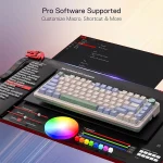کیبورد بی سیم/باسیم مکانیکال گیمینگ ردراگون Geb K673 CPG PRO