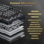 کیبورد بی سیم/باسیم مکانیکال گیمینگ ردراگون BRAGI K688 GB PRO RGB