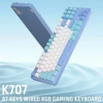 کیبورد مکانیکال گیمینگ ردراگون K707 WBB PRO RGB