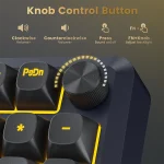 کیبورد بی سیم/باسیم مکانیکال گیمینگ ردراگون BRAGI K688 GB PRO RGB
