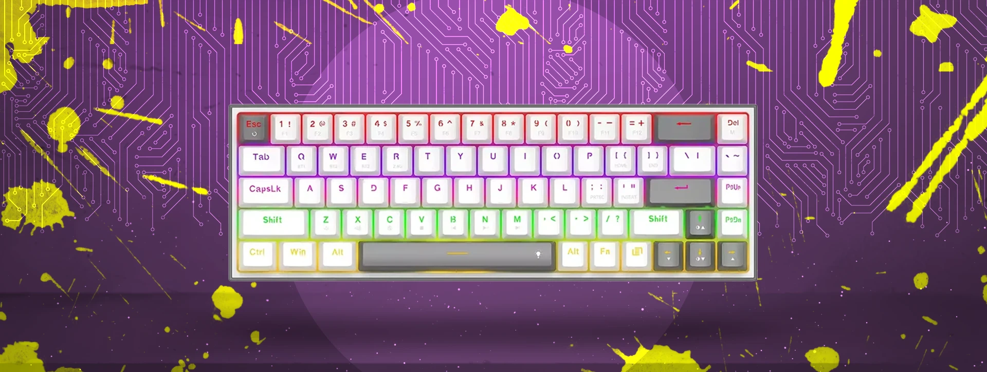 کیبورد بی سیم/باسیم مکانیکال گیمینگ ردراگون K705 WG PRO RGB