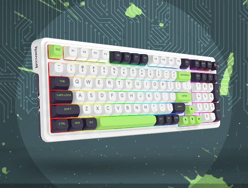 کیبورد بی سیم/باسیم مکانیکال گیمینگ ردراگون EISA MAX K686 RGB