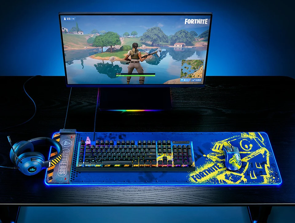 پد موس گیمینگ ریزر Goliathus XL Chroma Fortnite Ed