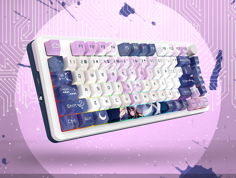 کیبورد بی سیم/باسیم مکانیکال گیمینگ ردراگون Cyrus PRO K681 ACG