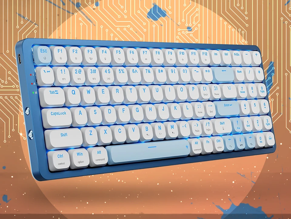 کیبورد بی سیم/باسیم مکانیکال گیمینگ ردراگون EVA PRO K684 WB RGB