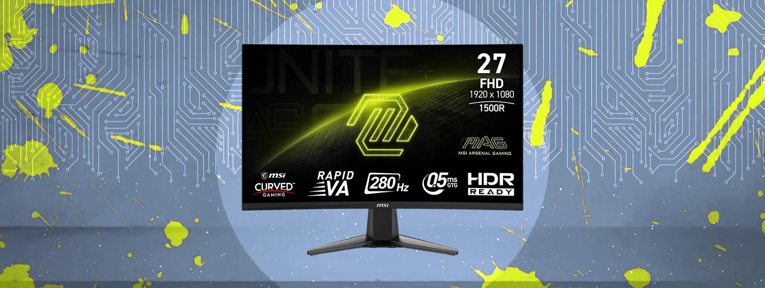 مانیتور ۲۷ اینچ ام اس آی مدل MSI MAG 276CXF Black