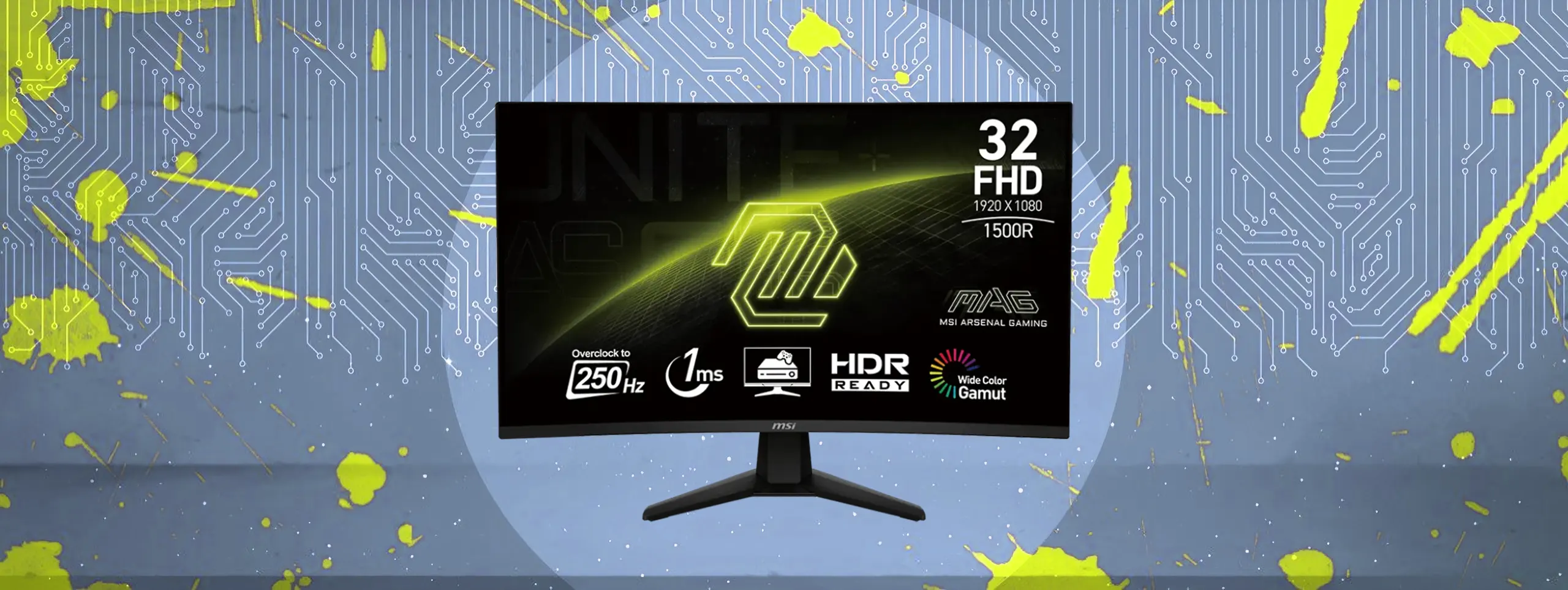 مانیتور ۳۲ اینچ ام اس آی MSI MAG 32C6X Black