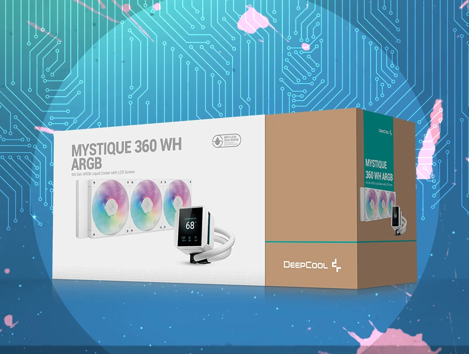 خنک کننده پردازنده مایع دیپ کول DeepCool MYSTIQUE 360 WH ARGB