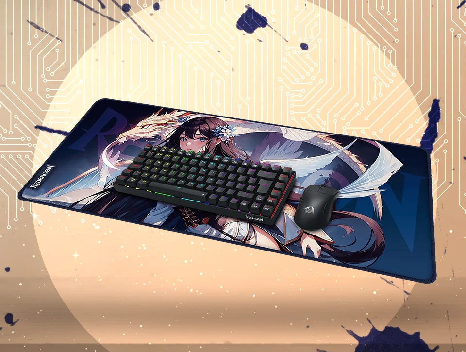 پد موس گیمینگ ردراگون Redragon P046 L Anime Blue