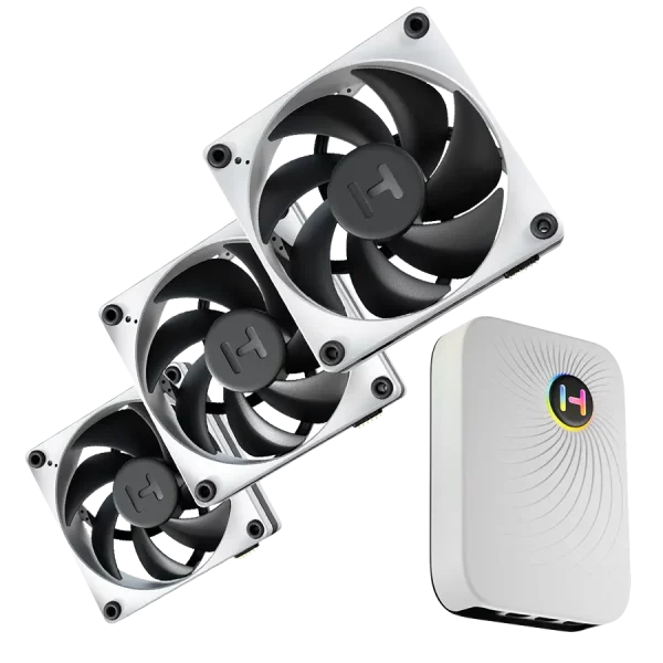 فن کیس هایت HYTE THICC FP12 PERFORMANCE LCP 3FAN PACK همراه با هاب فن NP50
