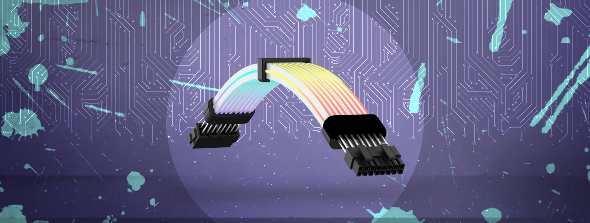 کابل اسلیو گیم مکس GAMEMAX VGA/CPU 2x8pin-B