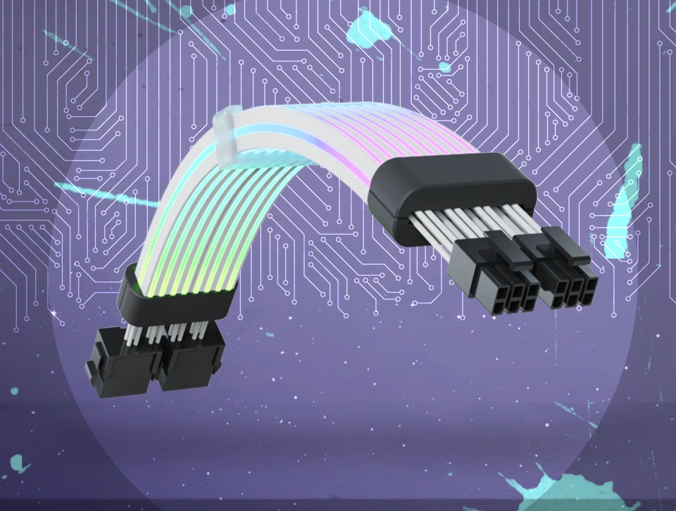 کابل اسلیو گیم مکس GAMEMAX VGA/CPU 2x8pin-B