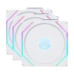 فن کیس لیان لی Lian Li UNI FAN TL-LCD Wireless Reverse 120 White بسته 3 عددی