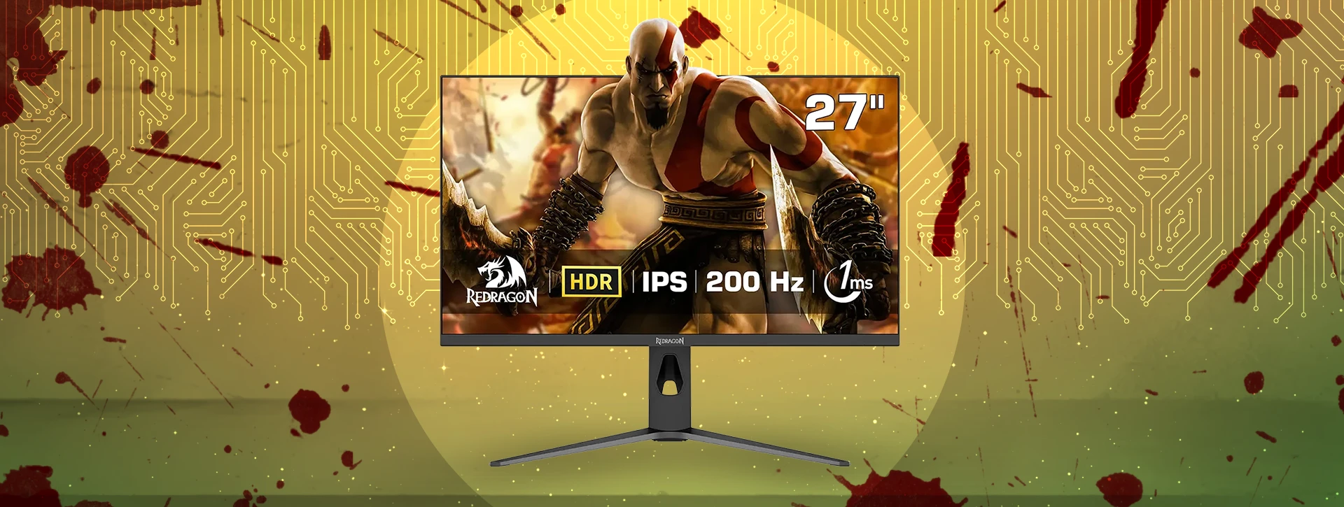 مانیتور گیمینگ 27 اینچ ردراگون GMQ2781SVC