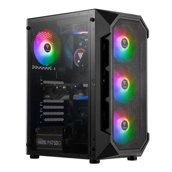 کیس گیمینگ گیم دیاس Gamdias AURA GC1 Mesh ARGB Mid-Tower
