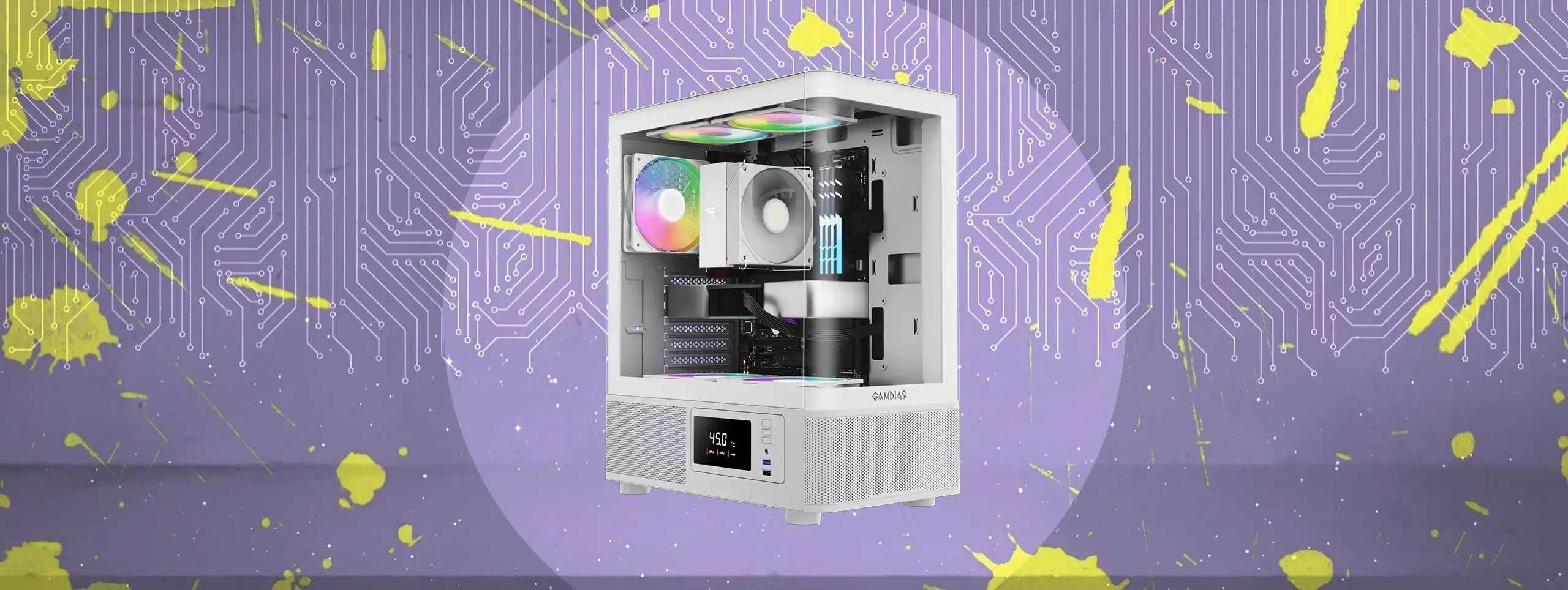کیس گیمینگ گیم دیاس Gamdias ATLAS E2 CG