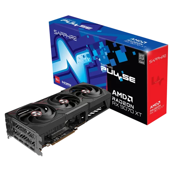 کارت گرافیک سافایر PULSE AMD Radeon RX 9070 XT 16GB