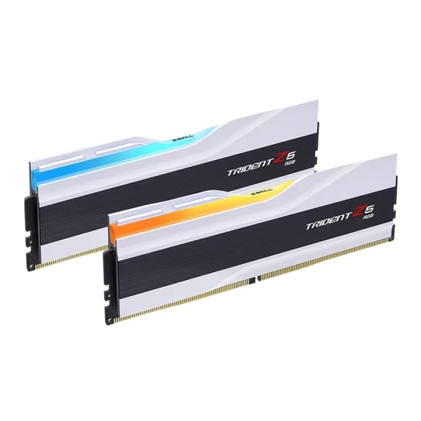 رم دسکتاپ دو کاناله G-Skill مدل Trident Z5 RGB 64GB 6000 White CL36