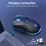 موس گیمینگ اونیکوما ONIKUMA CW917 Wireless Black