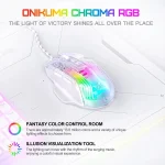 موس گیمینگ اونیکوما ONIKUMA CW923 White