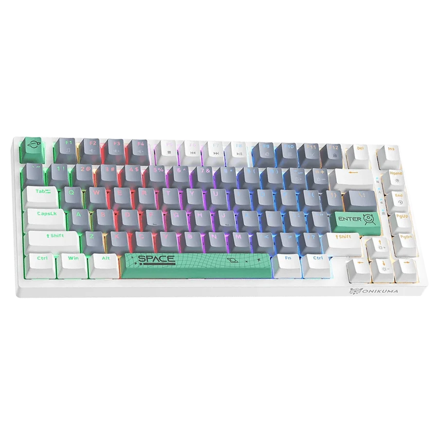 کیبورد گیمینگ مکانیکال اونیکوما ONIKUMA G52 Mechanical white