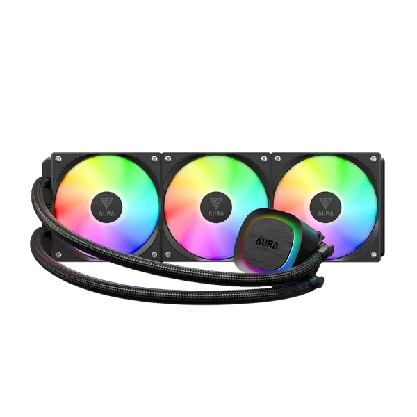 خنک کننده مایع گیم دیاس GAMDIAS AURA GL360 V2 Black