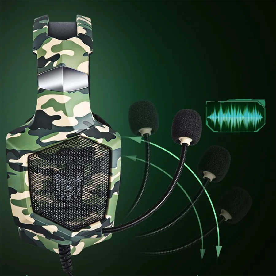 هدست گیمینگ اونیکوما ONIKUMA K8 CamoGreen