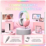 هدست گیمینگ اونیکوما ONIKUMA X33 Pink
