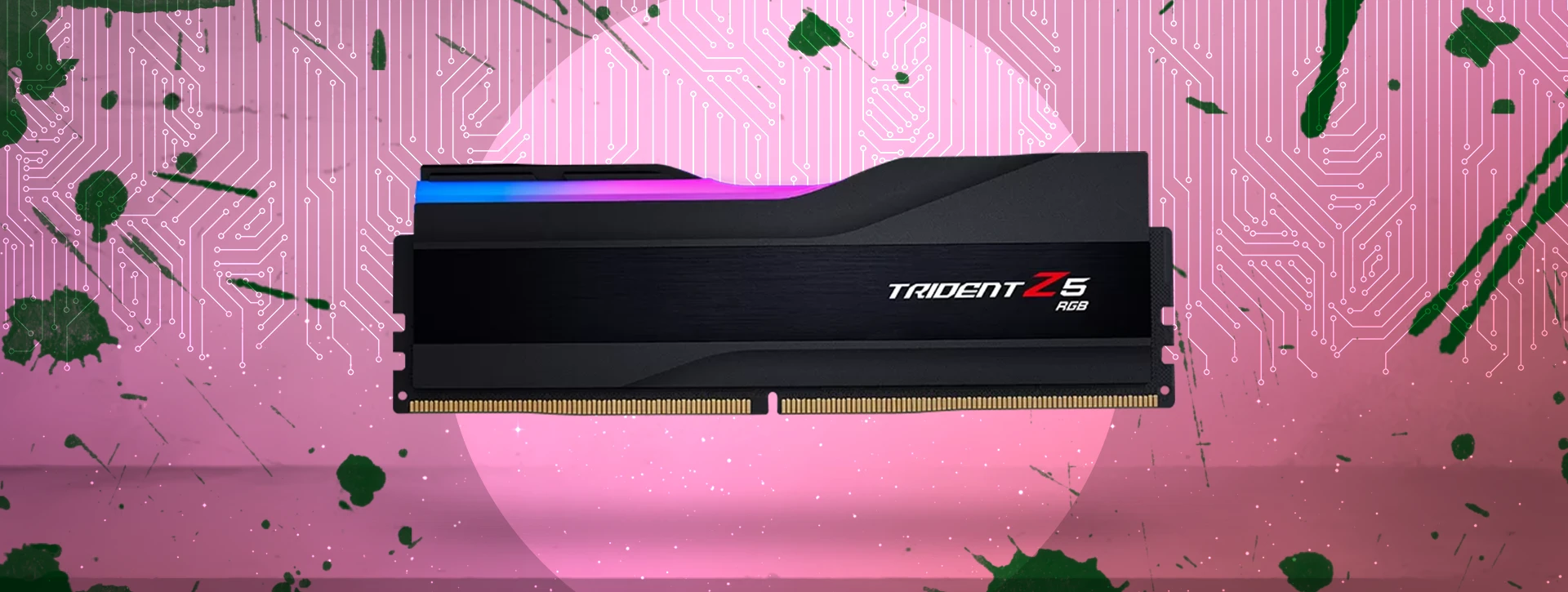 رم دسکتاپ دو کاناله G-Skill مدل Trident Z5 RGB 64GB 6000 Black CL30
