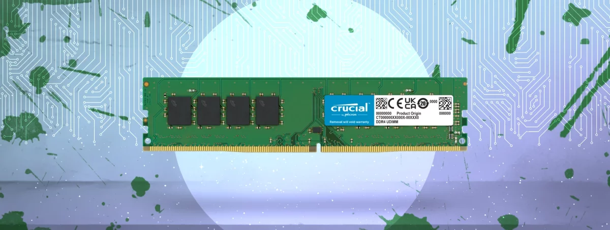 رم دسکتاپ تک کاناله CRUCIAL مدل DDR4 8GB 2666