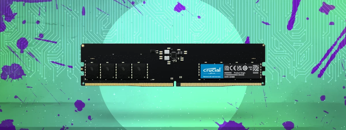 رم دسکتاپ تک کاناله CRUCIAL مدل DDR5 16GB 5200